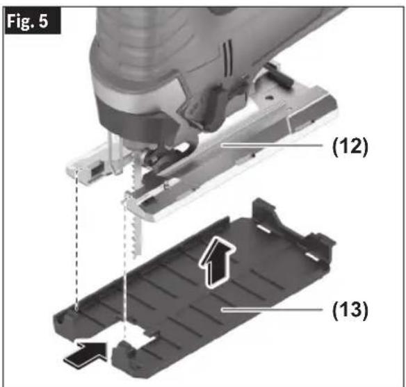 BOSCH GST18V-50 Professional - Attaching Non-Marring Overshoe - 3