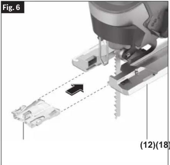 BOSCH GST18V-50 Professional - Raccordement de la sortie d'extraction de la poussière - 1