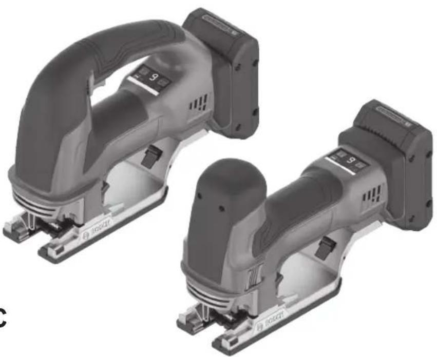 BOSCH GST18V-60C Professional - Operating / Safety Instructions Consignes d'utilisation / de sécurité Instrucciones de funcionamiento y seguridad - 1