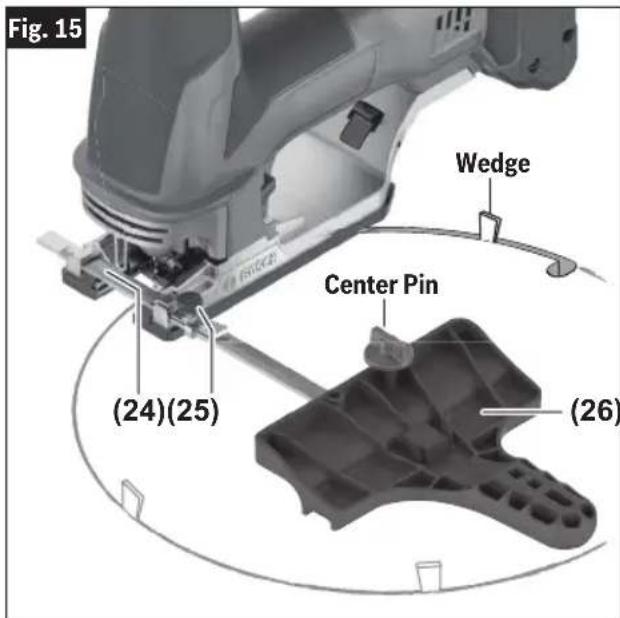 BOSCH GST18V-60C Professional - CIRCLE CUTTING - 1