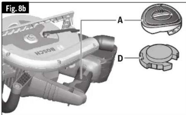 BOSCH GKS 18V-25C Professional - Boutons de relâchement du verrouillage à l'état d'arrêt - 2