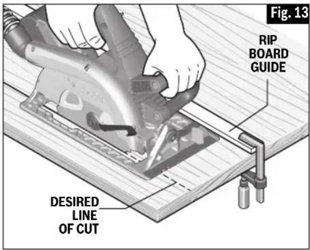 BOSCH GKS 18V-25C Professional - Rip Board Guide - 2