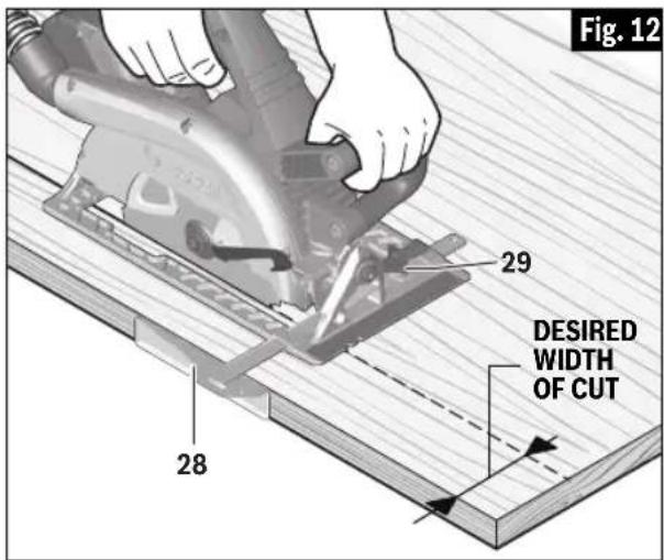 BOSCH GKS 18V-25C Professional - Rip Board Guide - 1