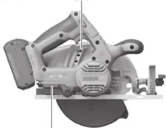 BOSCH GKS 18V-22L Professional - (Fig. 5, 6) - 1