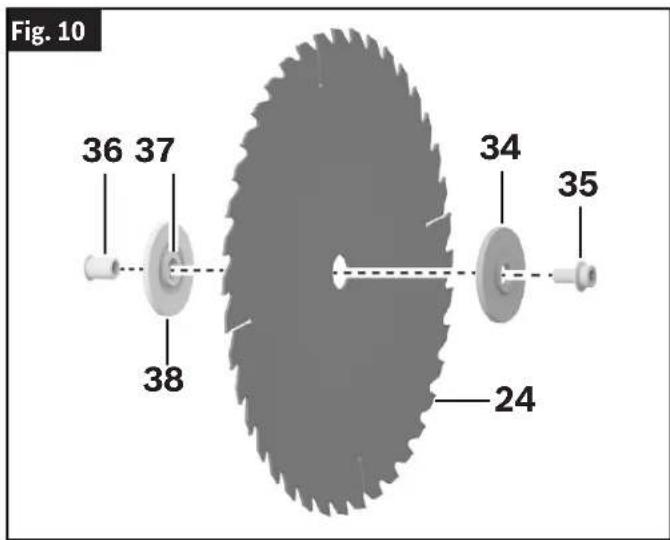 BOSCH GCD18V-14 Professional - Installing the 14" Blade - 3