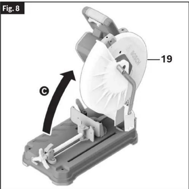 BOSCH GCD18V-14 Professional - Installing the 14" Blade - 2