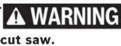BOSCH GCD18V-14 Professional - WARNING - 1