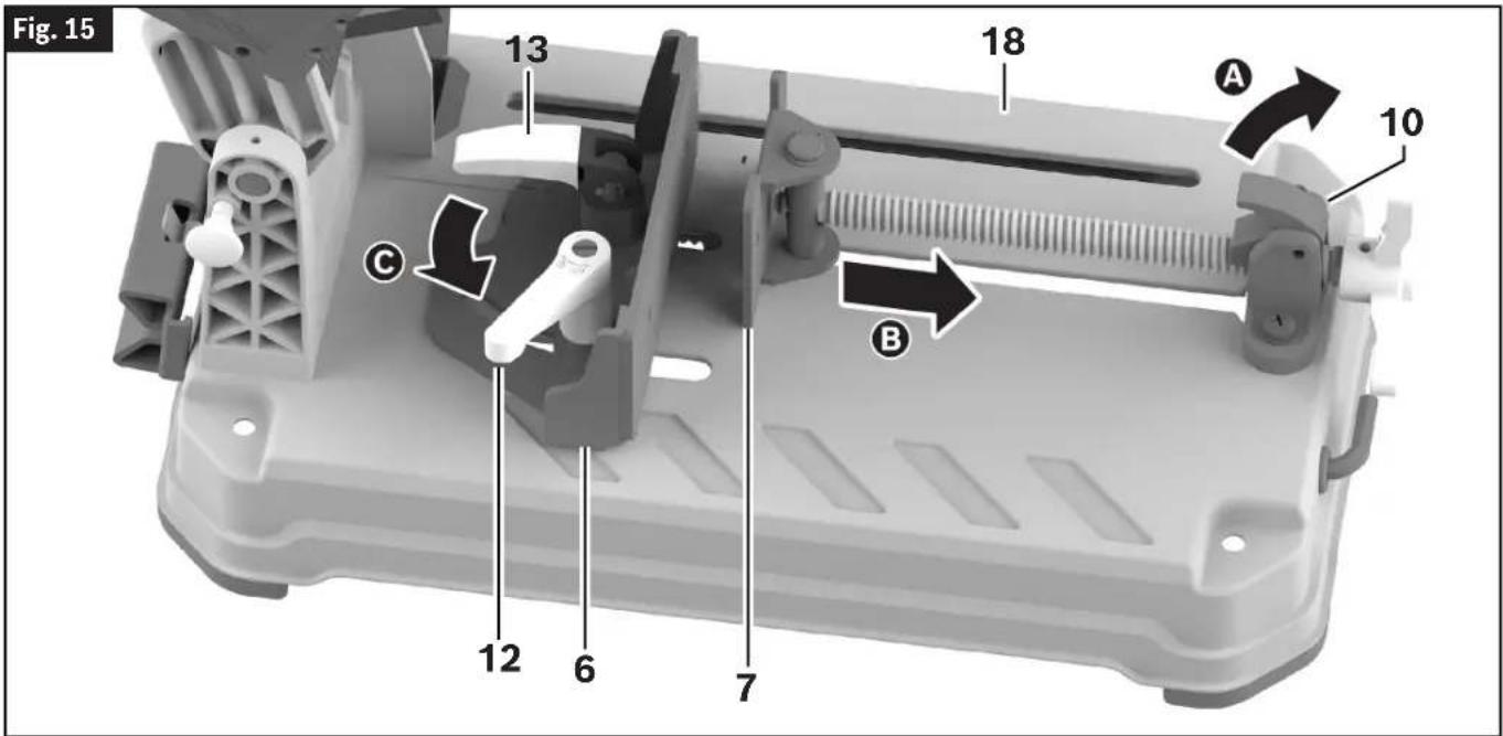 BOSCH GCD18V-14 Professional - Adjustments - 1