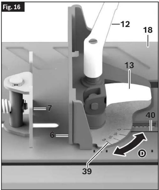 BOSCH GCD18V-14 Professional - Adjustments - 2