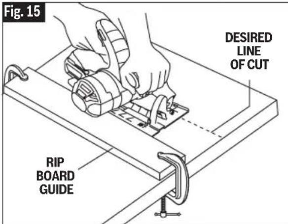 BOSCH CCS180 Professional - Rip Board Guide - 2