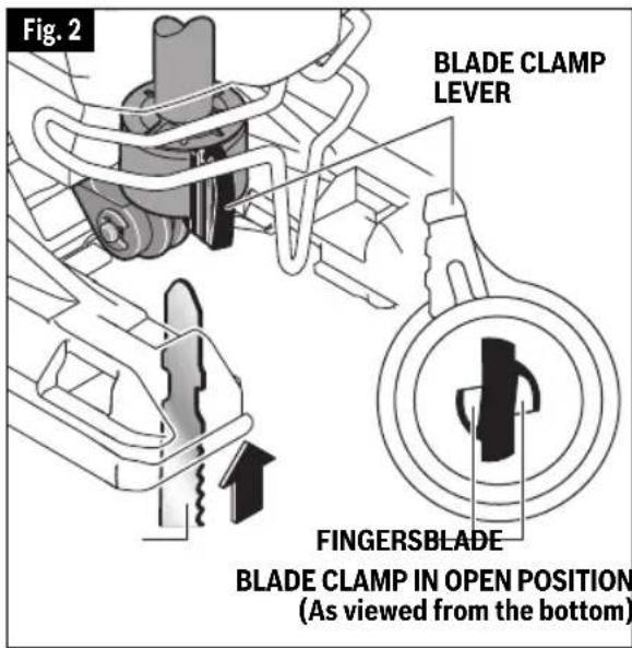 BOSCH JSH180B Professional - BLADE CLAMP RESET - 1