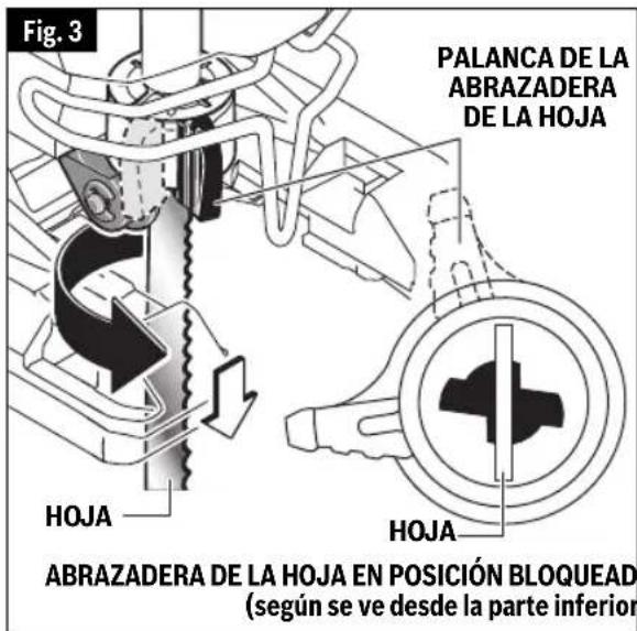 BOSCH JSH180B Professional - REAJUSTE DE LA ABRAZADERA DE LA HOJA - 2