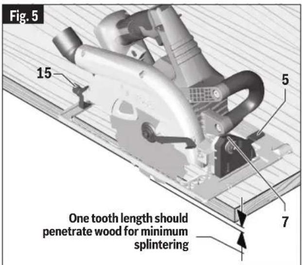 BOSCH GKS 18V-25 Professional - 90° Cutting Angle Check - 2