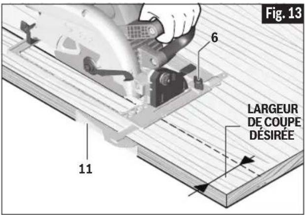 BOSCH GKS 18V-25 Professional - Utilisation d'une planche comme guide de refente - 1