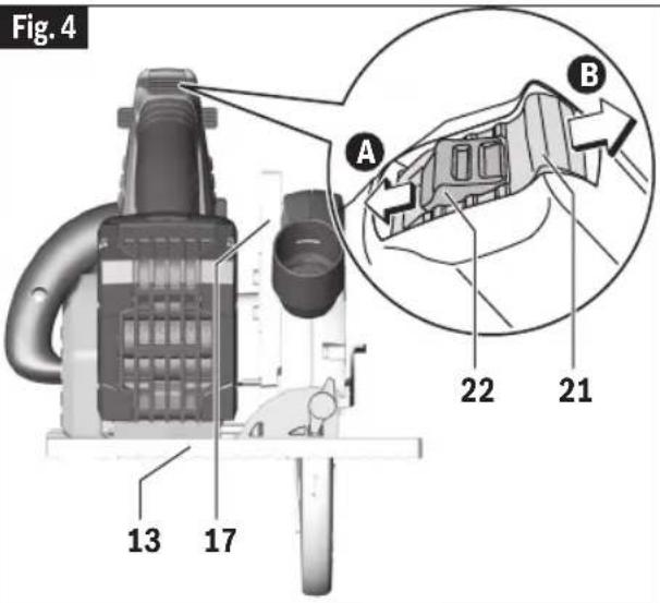 BOSCH GKS 18V-25 Professional - Verificación del ángulo de corte de 90° - 1