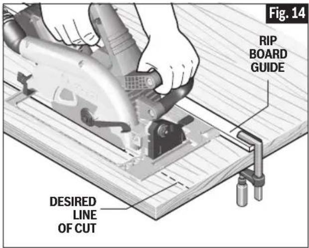 BOSCH GKS 18V-25 Professional - Rip Board Guide - 2