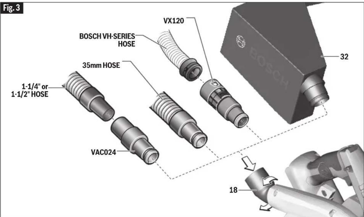 BOSCH GKS 18V-25 Professional - WARNING - 1