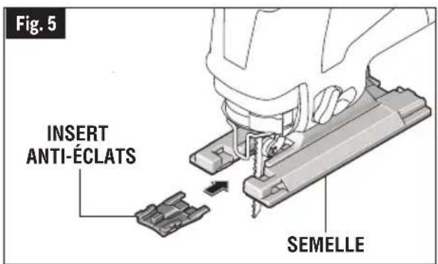 BOSCH JS470E Professional - Insert anti-éclats - 2