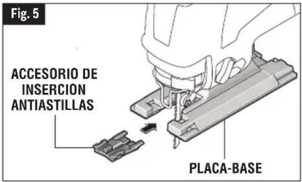 BOSCH JS470E Professional - Accesorio de insertion antiastillas - 2