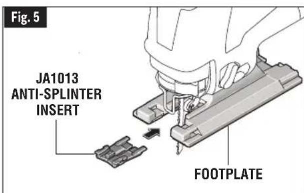 BOSCH JS470E Professional - Anti-Splinter Insert - 2