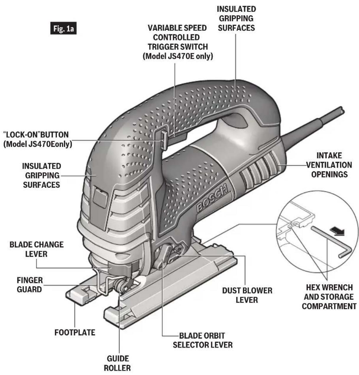 BOSCH JS470E Professional - WARNING - 1