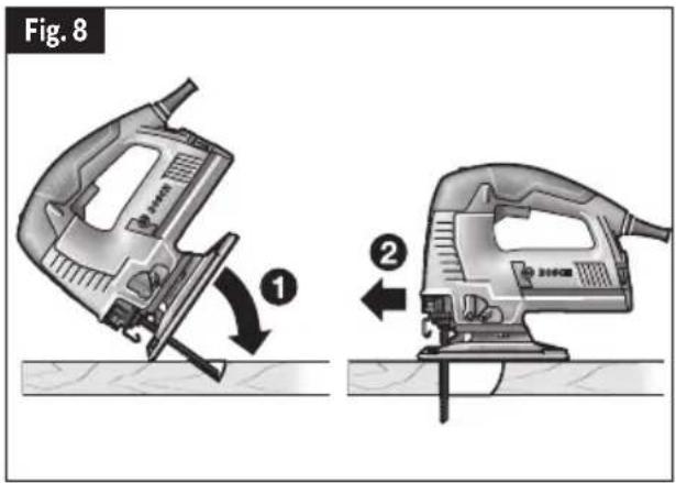 BOSCH JS470E Professional - Plunge cutting - 2