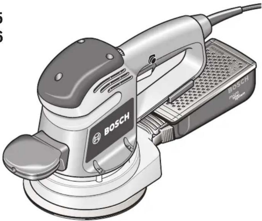 BOSCH GEX 33-5 Professional - Operating/Safety Instructions Consignes d'utilisation/de sécurité Instrucciones de funcionamiento y seguridad - 1