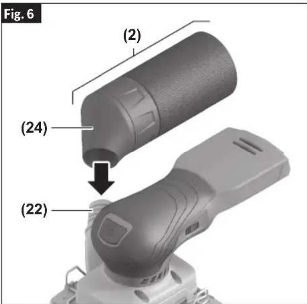 BOSCH GSS 18V-40 Professional - Cleaning and Emptying the Dust Bag Assembly - 1