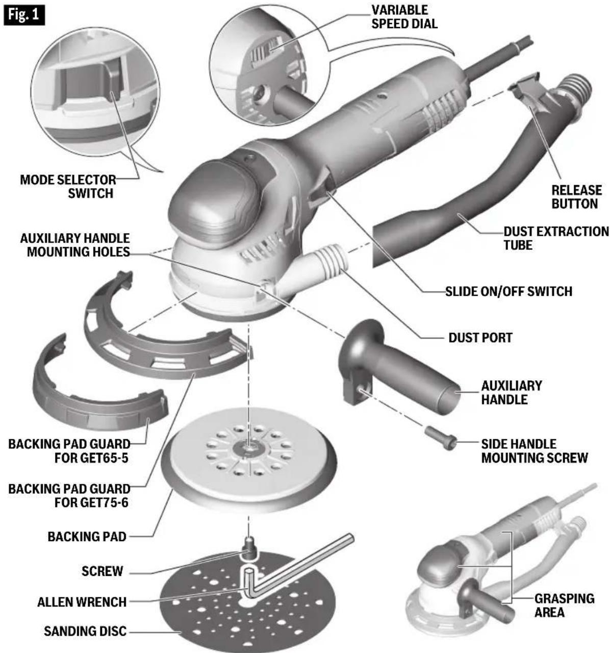 BOSCH GET65-5 Professional - Functional Description and Specifications - 2