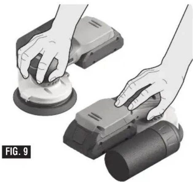 BOSCH GEX 18V-5 Professional - Variateur de vitesse à cadran - 1