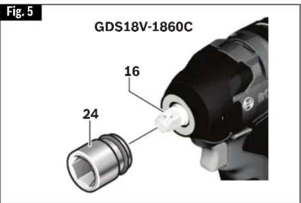 BOSCH GDX 18V-1860 C Professional - Model GDS18V-1860C - 1