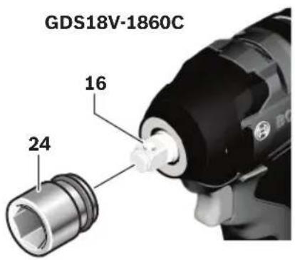 BOSCH GDX 18V-1860 C Professional - Modelo GDS18V-1860C - 1