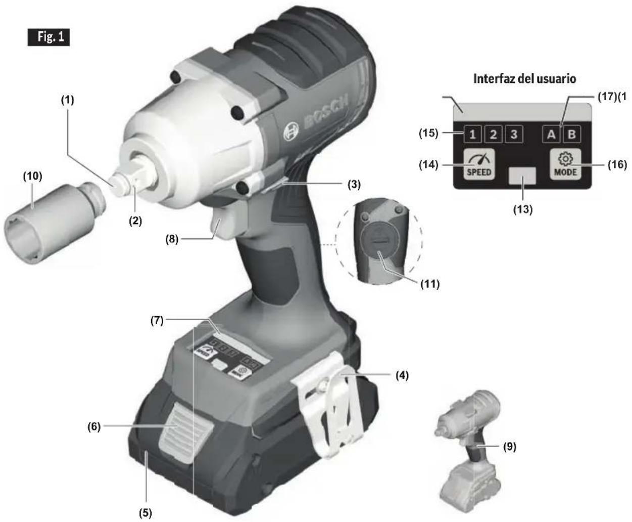 BOSCH GDS18V-330C Professional - ADVERTENCIA - 1