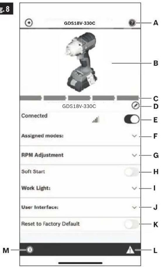 BOSCH GDS18V-330C Professional - Connectivité - 1