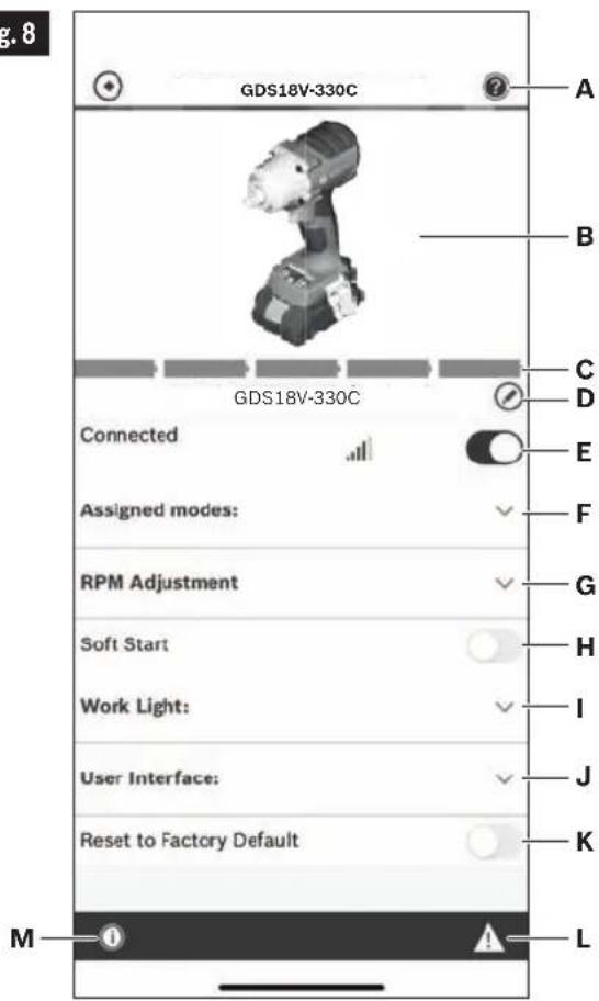 BOSCH GDS18V-330C Professional - Conectividad - 1