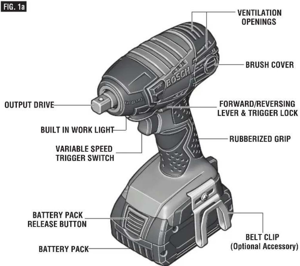 BOSCH 25618 Professional - WARNING - 1