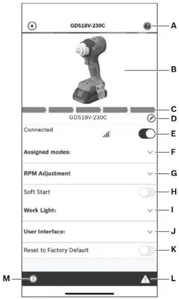 BOSCH GDS18V-230C Professional - Connectivité - 1