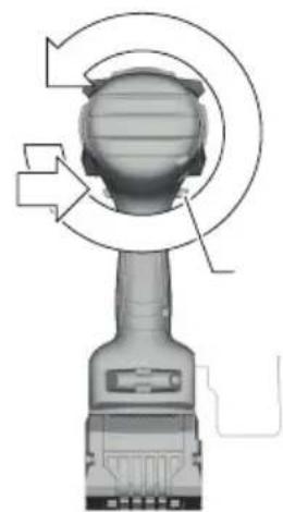 BOSCH GDS18V-770 Professional - Forward/Reversing Lever and Trigger Lock - 4