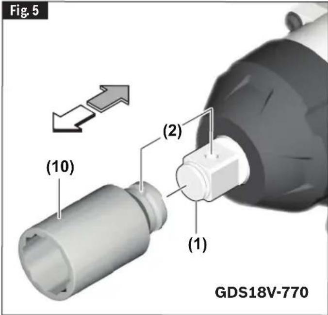 BOSCH GDS18V-770 Professional - Accessories - 4