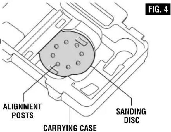 BOSCH ROS10 Professional - SANDING DISC ALIGNMENT POSTS - 1