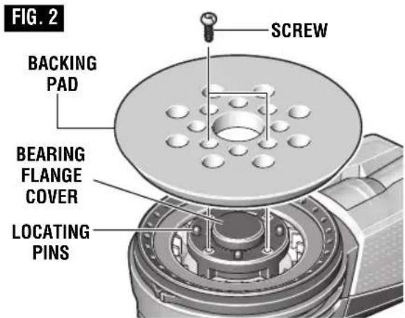 BOSCH ROS10 Professional - BACKING PAD INSTALLATION - 1