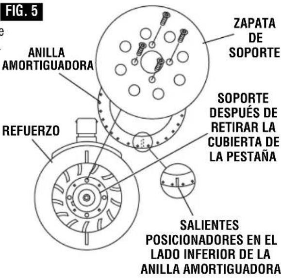 BOSCH ROS10 Professional - AMORTIGUADOR DE LA ZAPATA DE SOPORTE - 1