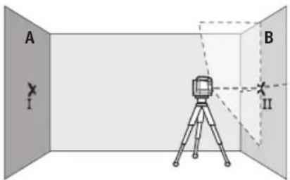 BOSCH GLL 50-20 G Professional - Vérification de l'exactitude de la hauteur de la ligne horizontale - 3