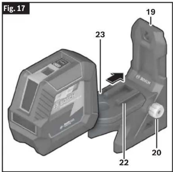 BOSCH GLL 100-42 G Professional - Fonctionnement - 1