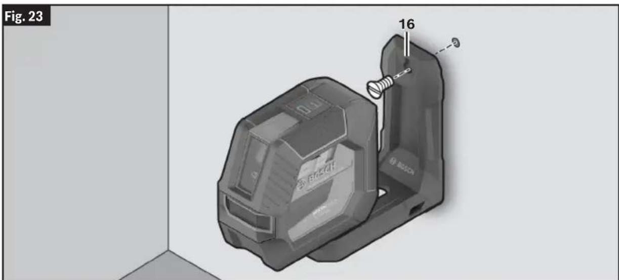 BOSCH GLL 100-42 G Professional - (Fig. 3, Fig. 16, Fig. 22, Fig. 23, Fig. 24) - 2