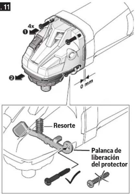 BOSCH GWS 10-450 P Professional - ROTE LA CAJA DE ENGRANAJES (FIG. 11) - 1