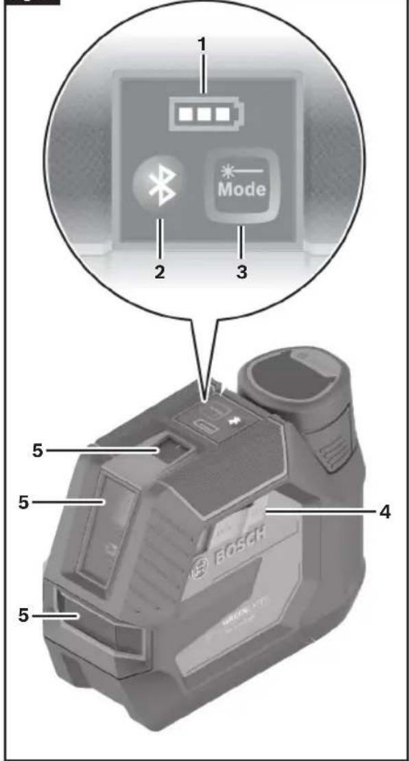 BOSCH GCL 165-82 CG Professional - Familiarisez-vous avec votre laser à lignes GCL165-82CG. - 1