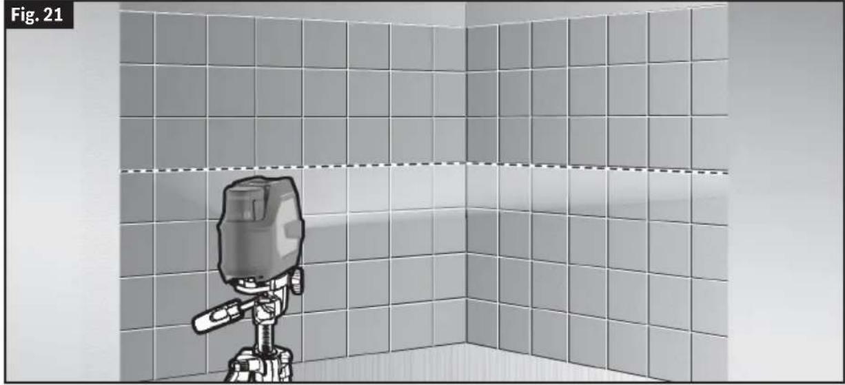 BOSCH GCL 165-82 CG Professional - Fonctionnement - 1