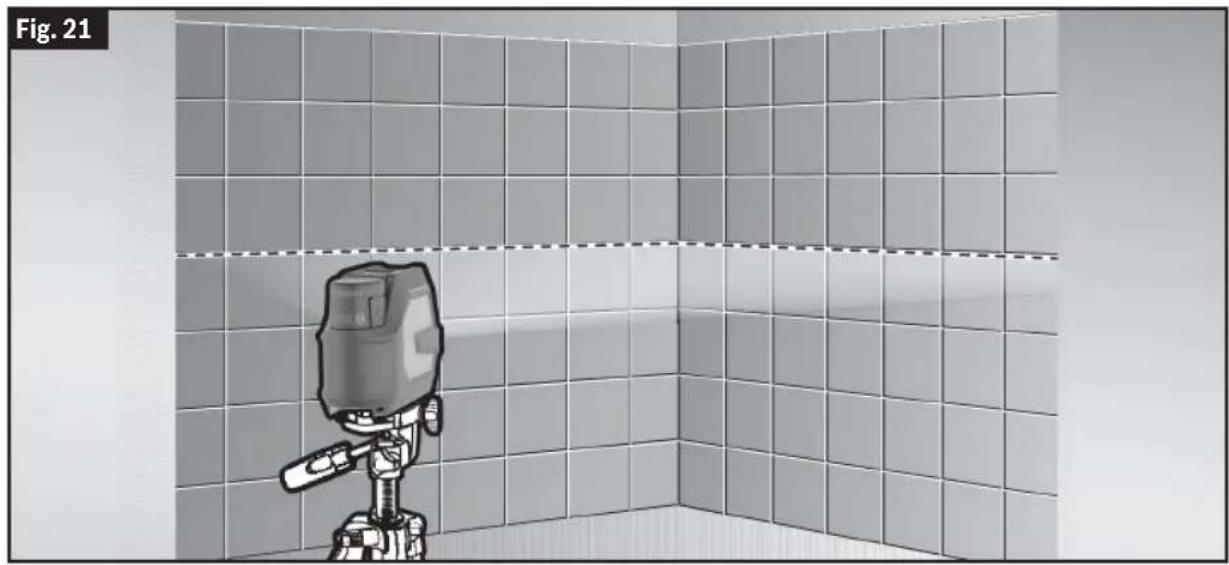 BOSCH GCL 165-82 CG Professional - Operación - 1