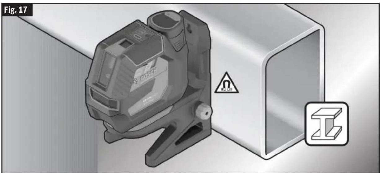 BOSCH GCL 165-82 CG Professional - Operación - 1
